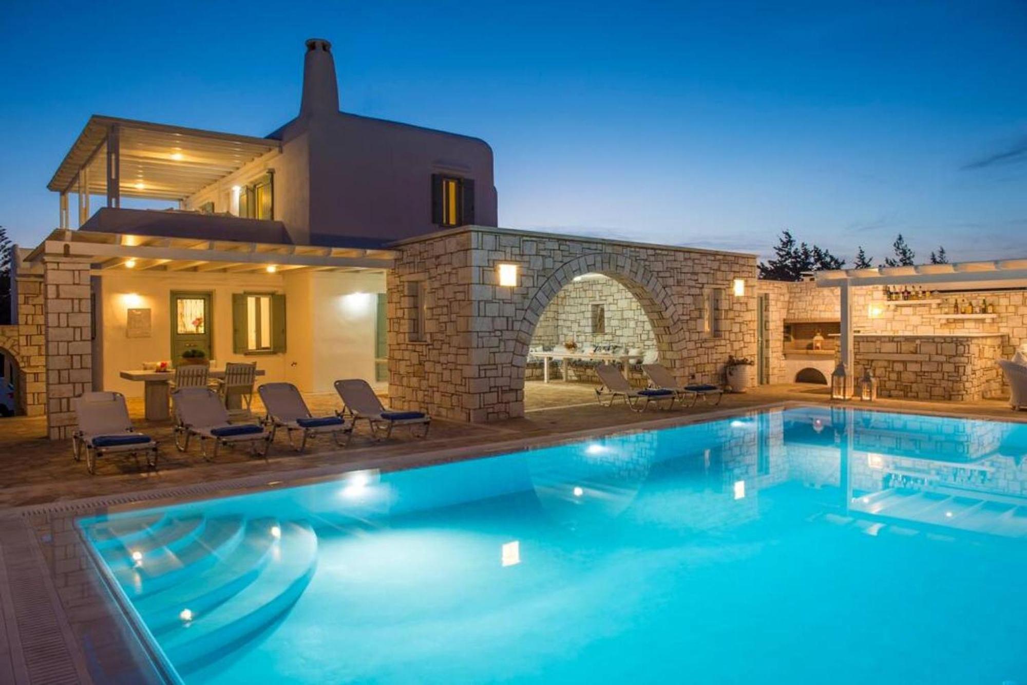 Villa Dionysos In Aliki Exterior foto