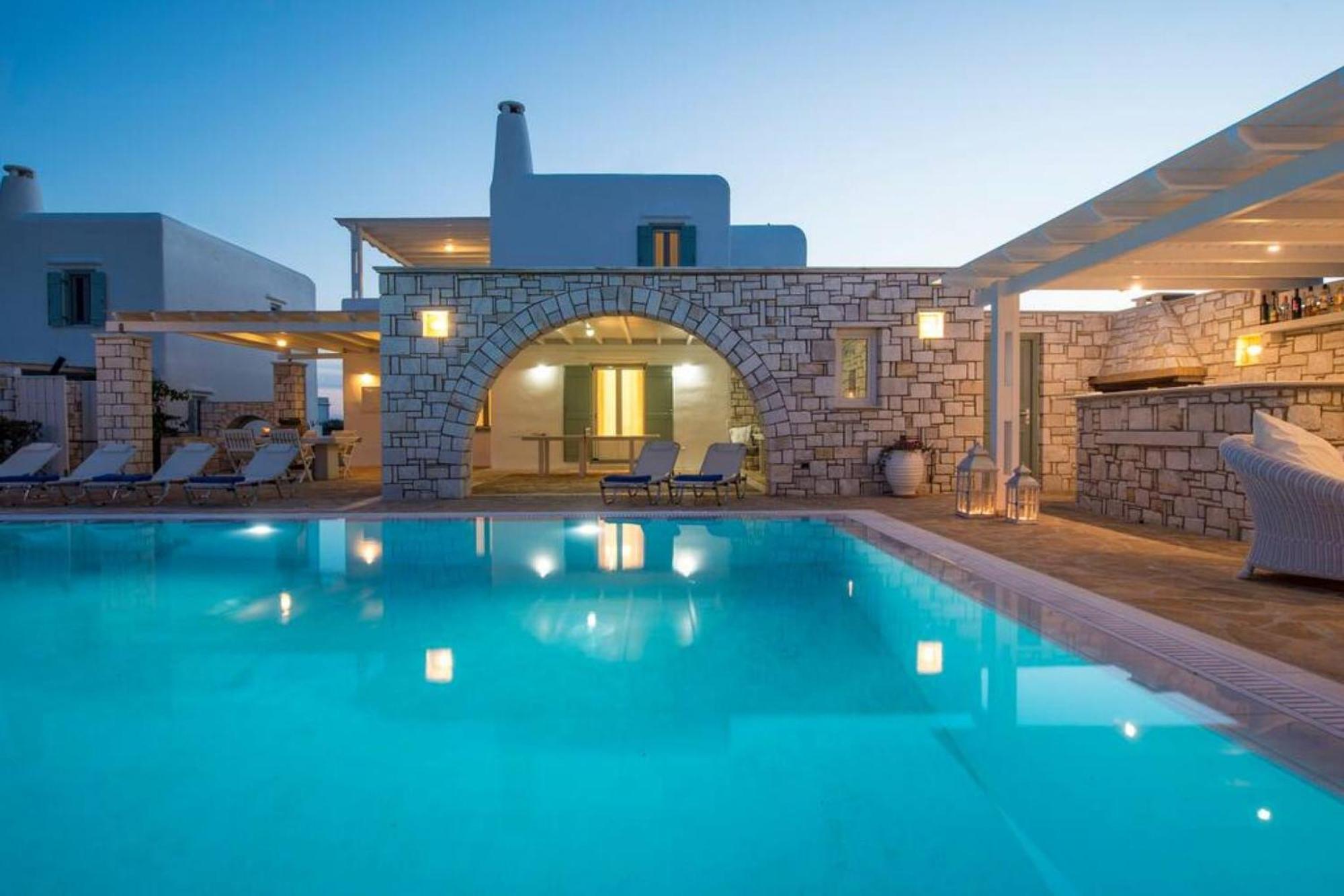 Villa Dionysos In Aliki Exterior foto