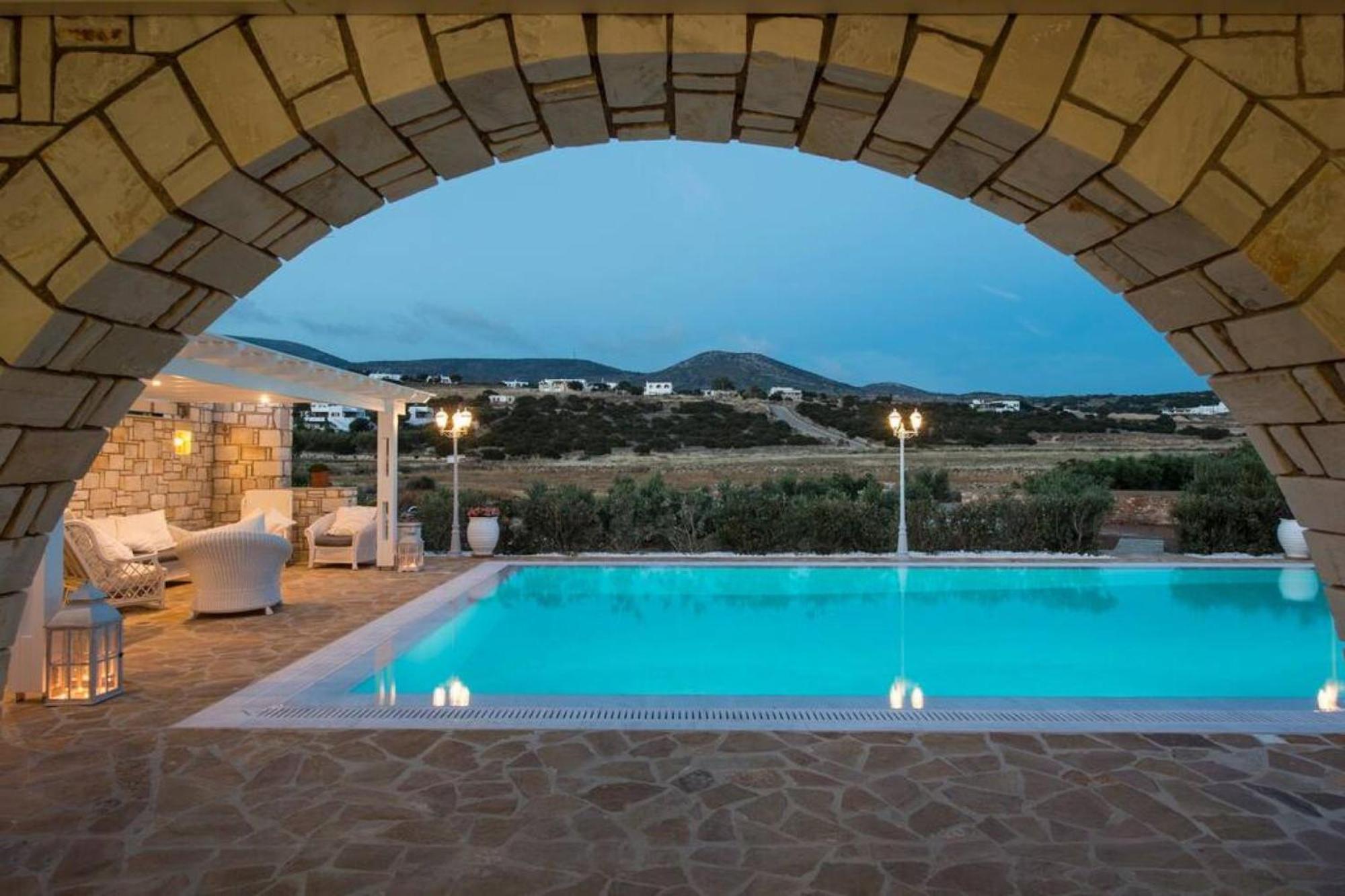 Villa Dionysos In Aliki Exterior foto