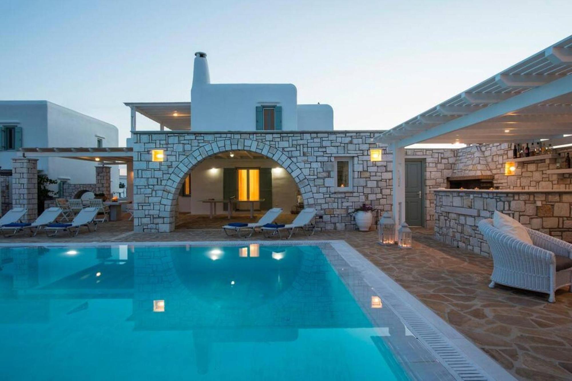 Villa Dionysos In Aliki Exterior foto